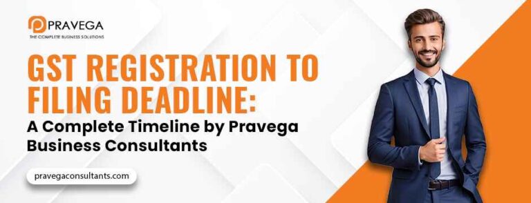 GST Registration to Filing Deadline- A Complete Timeline by Pravega Business Consultants