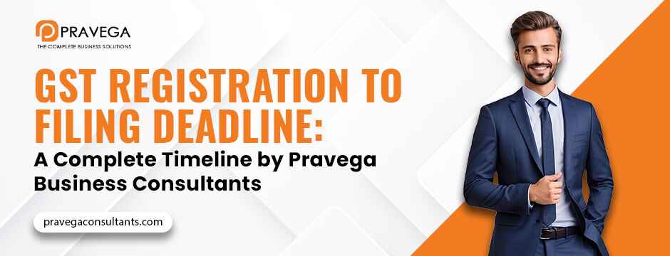 GST Registration to Filing Deadline- A Complete Timeline by Pravega Business Consultants
